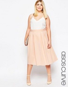 http://www.asos.com/Women/Curve-Plus-Size/Cat/pgecategory.aspx?cid=9577 Prom Skirt, White Pleated Skirt, Chubby Fashion, Medieval Dress, Asos Curve, Curvy Plus Size, Plus Size Fashion For Women, Plus Size Skirts, Plus Size Kleidung