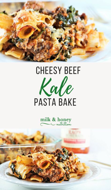 Kale Pasta Recipe, Free Noodles, Spinach Pasta Bake, Ground Beef Pasta Recipes, Beef Pasta Recipes, Veggie Pasta Salad, Kale Pasta, Veggie Tacos, Ground Beef Pasta