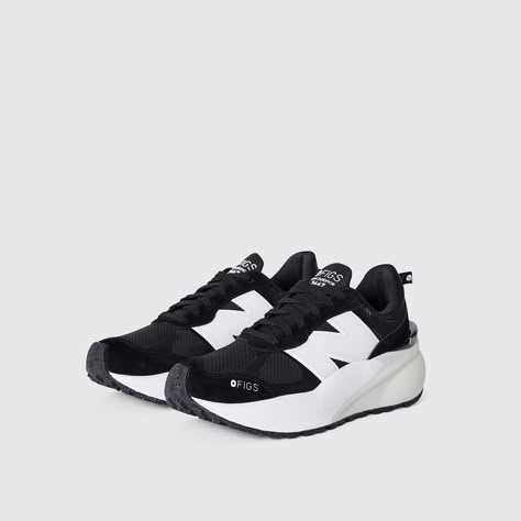 Unisex FIGS | New Balance 3447 Black Figs, Dark Harbor, Black Tennis Shoes, Black Fig, Mens Scrubs, Everyday Shoes, Fashion 2024, Balance Shoes, New Balance Shoes