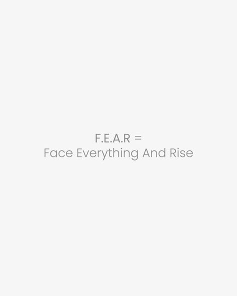 Fear is a natural and powerful emotion that can help us survive or hold us back. 🙌🙌 How we deal with fear determines how we live our lives. We can either forget everything and run, or face everything and rise, and it means becoming the best version of ourselves and living the life we want! Feel the fear, and do it anyway! 💫 #RachelShines #selflover #selfloveiskey #selfcarelove #selfcareishealthcare #selfcareposts #positivitybreedspositivity #positivitywins #newexperiences Fear Has Two Meanings Quotes, Fear Tattoo Face Everything And Rise, Feel The Fear And Do It Anyway Quotes, Face Everything And Rise Tattoo, Feel The Fear And Do It Anyway, Face My Fears, Fear Tattoo, Face Everything And Rise, Facing Fear