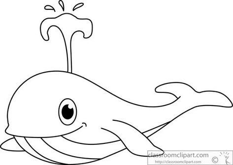 Classroom clipart- free downloads Whale Clipart Black And White, Whale Clipart, Black And White Outline, Classroom Clipart, Water Spout, Easy Doodles, Doodles Drawings, Water Projects, Clipart Free