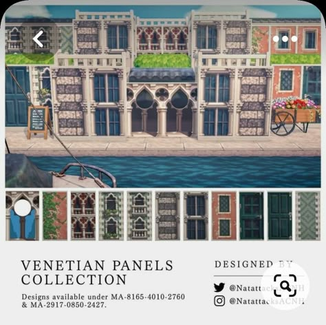 Animal Crossing Qr Codes, Castle Window, Design Atelier, Cat City, Qr Codes Animal Crossing, Stall Designs, Castle Designs, Trellis Design, New Animal Crossing