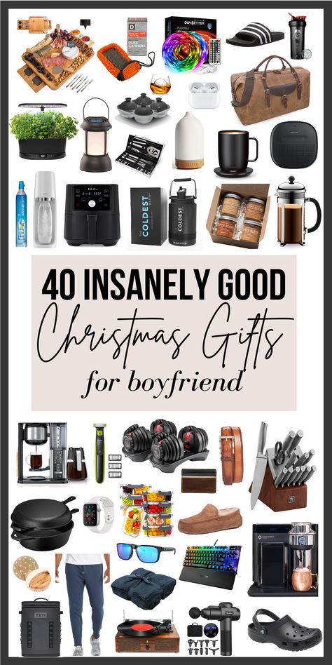 If you have a hard time finding the perfect Christmas gifts for boyfriend, you need to check out these amazing Christmas gift ideas for boyfriend 2021! He will seriously fall in love with these practical Christmas gift ideas for husband and boyfriend that he will actually use! Christmas Present For Him, Christmas Presents For Boyfriend Ideas For Him, Husband Gifts Ideas, Christmas For Boyfriend Gift Ideas, New Year Gift Ideas For Boyfriend, Husband Gifts For Christmas, Birthday Gift Ideas For Boyfriend Men, Husband Christmas Gift Ideas For Him, Boyfriend Christmas Gift Ideas Presents