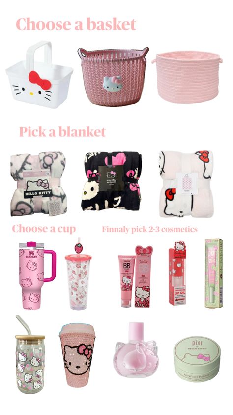 Hello Kitty Basket, Hello Kitty Cute, Hello Kitty, Kitty