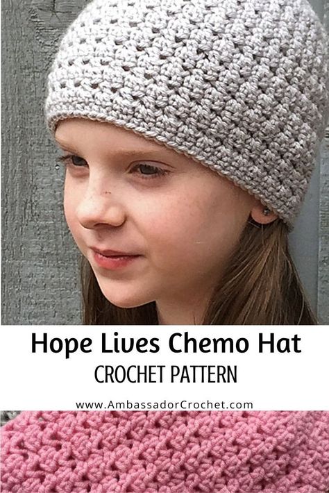 Child Chemo Hat Pattern, Crochet Chemo Beanie Pattern Free, Crochet Chemo Hat Pattern Free, Chemo Caps Pattern Crochet, Crochet Chemo Caps Free Patterns, Grandma Crochet, Chemo Caps Pattern, Crocheted Beanies, Crochet Caps