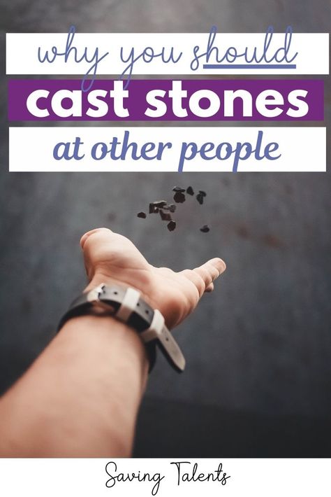 Christ taught that he who is without sin is the only one to cast a stone at others. Here's why you should. Urim And Thummim, Cast The First Stone, Bible Dictionary, Fhe Lessons, Missionary Work, Visiting Teaching, Family Home Evening, Family Night, To Cast