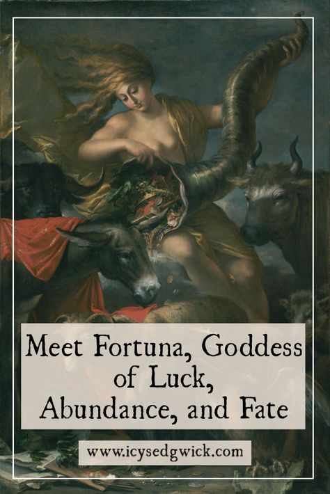 Need to bring a little luck or good fortune into your life? Click here to learn about Fortuna, the Roman goddess of all things fortunate. But beware the bad luck, too... Fortuna Goddess Tattoo, Tyche Goddess, Fortune Goddess, Roman Deities, Goddess Fortuna, Fortuna Goddess, Lady Fortuna, Goddess Of Fortune, Lady Luck