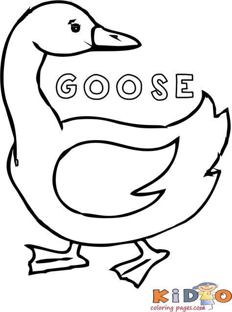 Goose coloring book pages printable Goose Template Free Printable, Book Pages Printable, Ariel Coloring Pages, Hulk Coloring Pages, Kids Printable Coloring Pages, Pages To Color, Mickey Mouse Coloring Pages, Valentine Coloring Pages, Kid Coloring Page