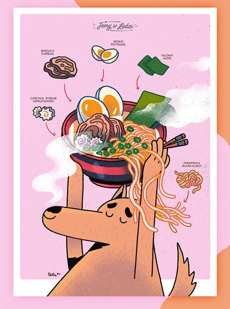 Ramen Poster Design, Ramen Illustration Art, Ramen Infographic, Ramen Shop Illustration, Ramen Sketch, Ramen Drawing, Ramen Illustration, Ramen Poster, Ramen Art