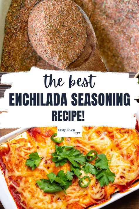 This flavorful homemade enchilada seasoning beats store bought any day and is perfect for using on beef or chicken enchiladas and other Mexican-inspired recipes like soups and stews. Enchilada Seasoning Recipe, Enchilada Seasoning, Beef Taco Seasoning, Best Enchiladas, Chicken Taco Seasoning, Jalapeno Popper Chicken, Homemade Enchiladas, Enchiladas Recipe, Homemade Spices