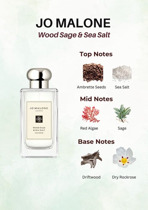 Jo Malone | Wood Sage And Sea Salt | Perfume Lovers | Fragrance Notes | Top Notes | Mid Notes | Bottom Notes | Ambrette Seeds | Sea Salt | Red Algae | Sage | Driftwood | Rockrose | Scent Of The Day | Fragrance Community | Perfume Review |  Luxury Perfume | Perfume Inspiration | jo malone perfume | jo malone aesthetic | jo malone wood sage and sea salt | jo malone  peony and blush suede | jo malone english pear and freesia | jo malone london perfume | jo malone  perfume aesthetic Jo Malone Perfume Wood Sage And Sea Salt, Jo Malone London Wood Sage & Sea Salt, Jo Malone Wood Sage & Sea Salt, Jo Malone Sage And Sea Salt, Jo Malone Wood Sage And Sea Salt, Jo Malone English Pear And Freesia, Joe Malone Perfume, Jo Malone Aesthetic, Salt Perfume