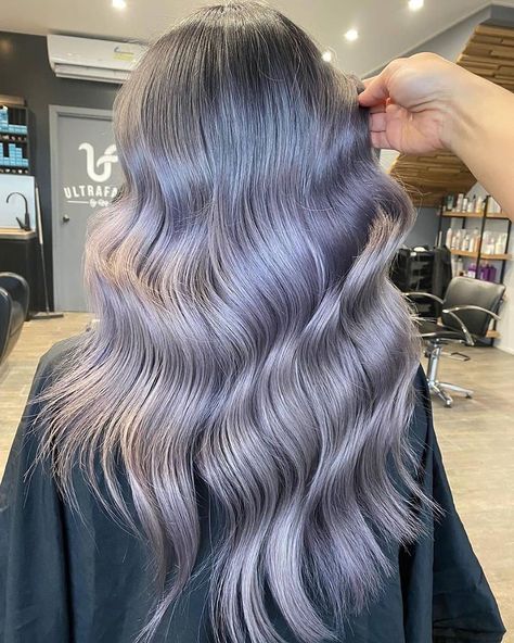 Ashy Violet Hair, Colour Correction, Violet Hair, Hair Painting, Color Correction, Photo Colour, Hair Salon, Sydney, Violet