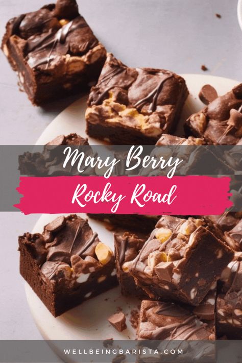 Indulge in the heavenly delight of Mary Berry's Honeycomb Rocky Road! 🍫✨ This homemade treat combines the richness of chocolate with the sweet crunch of honeycomb. 👩‍🍳🏡 Elevate your dessert game with this easy recipe inspired by Mary Berry's baking expertise. Perfect for satisfying your chocolate cravings and impressing your guests. 🍬👌 Mary Berry Honeycomb Rocky Road, Mary Berry Recipes Christmas, Mary Berry Tray Bakes, Best Rocky Road Recipe, Marry Berry Recipes, Mary Berry Recipes Baking, Mary Berry Baking, Mary Berry Recipes, Mary Berry Cakes