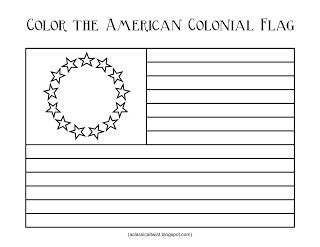 Homeschooling with a Classical Twist: Original 13 Colonies and Colonial Flag {Printable} Betsy Ross Flag Printable, 13 Colonies Flag, Colonial Activities, 13 Colonies Activities, Middle Colonies, American Flag Coloring Page, History Crafts, Patriotic Crochet, Morning Baskets