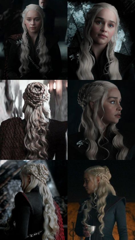 Danaerys Targaryen Hairstyles, Arya Stark Hairstyle, Closed Hairstyles, Daenerys Targaryen Hairstyle, Daenerys Outfits, Daenerys Targaryen Hair, Daenerys Hair, Targaryen Hair, Royal Hairstyles