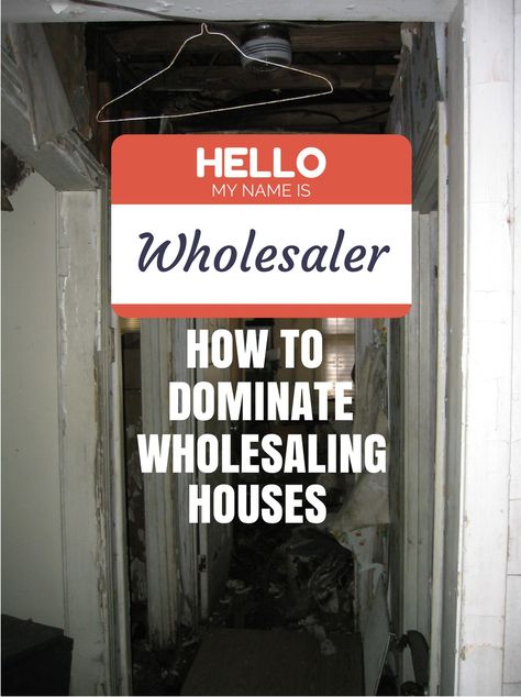 Wholesale Houses, Wholesaling Houses, Wholesale Real Estate, House Flipping, Saving Plan, Income Property, Real Estate Education, Myth Busted, Business Board