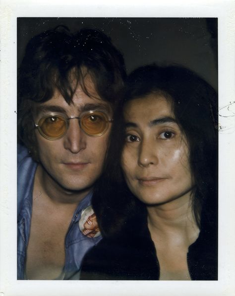 Andy Warhol American 1928–87 John Lennon and Yoko Ono 1971 Polaroid Polacolor Type 108 photograph 10.8 x 8.6 cm Collection of The Andy Warhol Museum, Pittsburgh; Contribution The Andy Warhol Foundation for the Visual Arts, Inc. © 2015 The Andy Warhol Foundation for the Visual Arts, Inc./ARS, New York. Administered by Viscopy, Sydney. Yoko And John Lennon, John Lennon Yoko Ono Photoshoot, Lennon And Yoko, Warhol Polaroids, John Lennon Sean Lennon, John Lennon And Yoko Ono, Jhon Lennon, Andy Warhol Polaroids, John Lennon Plastic Ono Band