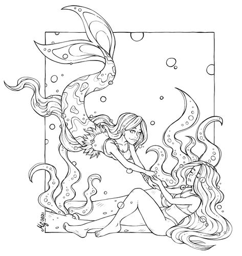 Hippie Drawing, Detailed Coloring Pages, Mermaid Coloring, Cool Coloring Pages, Coloring Book Art, Cute Coloring Pages, Anime Poses Reference, Color Therapy, Coloring Book Pages