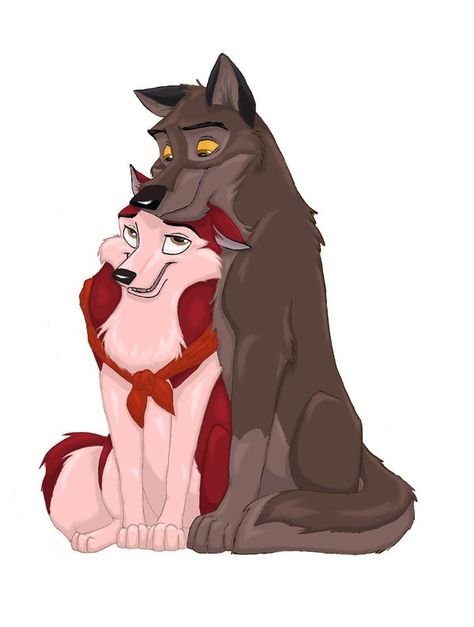 Balto Jenna  | Jenna and Balto Balto Jenna, Balto Film, Balto And Jenna, Animal Couples, Cartoon Wolf, Disney Film, Disney Dogs, Canine Art, Childhood Movies