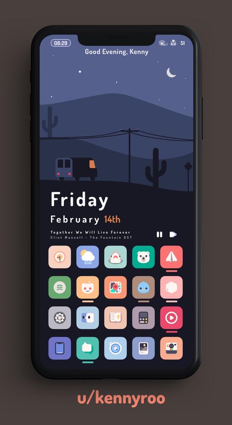 Widgy Widget Iphone, Iphone Widget Design, Kwgt Setup, Jailbreak Iphone, Iphone Setup, 블로그 디자인, Phone Setup, Themes For Mobile, App Design Layout