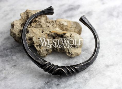 Blacksmith Jewelry, Forged Jewelry, Forged Bracelet, Unique Hand Forged Bracelet Jewelry, Blacksmithing Ideas, Medieval Style Hand-forged Metal Jewelry, Viking Blacksmith, Hand-forged Viking Style Jewelry Gift, Medieval Hand Forged Ceremonial Jewelry