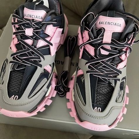 Balenciaga Track Sneakers Balenciaga Track Sneakers Outfit, Balenciaga Track Sneakers, Track Sneakers, Track Runners, Pretty Shoes Sneakers, Shoes Heels Classy, Balenciaga Sneakers, Balenciaga Track, Fresh Shoes