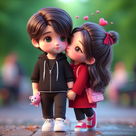 Cute Love Cartoons Kissing Couples, Cartoon Couple Photos, Go Beyond Plus Ultra, Anime Tattoo Ideas, Mt Bike, Cartoons Dp, Cute Photo Poses, Best Couple Pics For Dp, Cute Love Photos