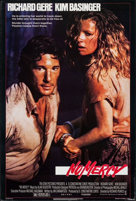 2400 No Mercy (1986) Richard Gere Richard Gere Movies, Maid In Manhattan, Soundtrack Vinyl, Kim Basinger, No Mercy, Night At The Museum, Richard Gere, Vinyl Record Album, Lp Albums