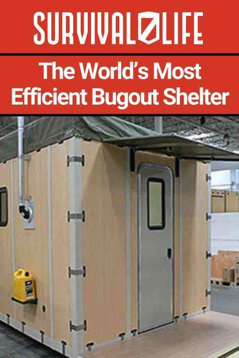 Weâre always on the look out for new ideas for shelters in the case of an emergency, or disaster situation. Here's the Worldâs Most Efficient Bugout Shelter. #bugout #bugoutbags #survivalgear #survivalgear #shelter #survival Survival Tent, Tornado Shelter, Alternative Homes, Living Off Grid, Off Grid Survival, Underground Shelter, Portable Shelter, Fallout Shelter, Storm Shelter