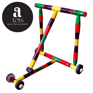 Indian Artisann - wooden baby walker Wooden Baby Walker, Games Indoor, Indian Baby, Baby Walking, Smart Parenting, 3rd Wheel, Baby Walker, Wooden Crafts, Traditional Indian