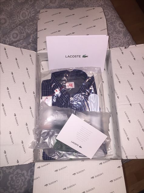 Unboxing my first online shopping on the authentic Lacoste delivered from France. 🐊🇪🇺 Product Packaging, Online Shopping, Cards Against Humanity, Packaging, France, Quick Saves