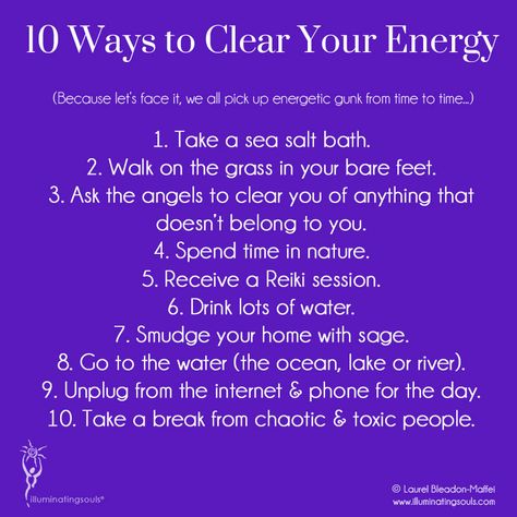 10 Ways to Clear Your Energy Field Clear Your Energy, Pranic Healing, Under Your Spell, A Course In Miracles, Energy Medicine, Vibrational Energy, Mind Body Soul, Spiritual Healing, Yoga Flow