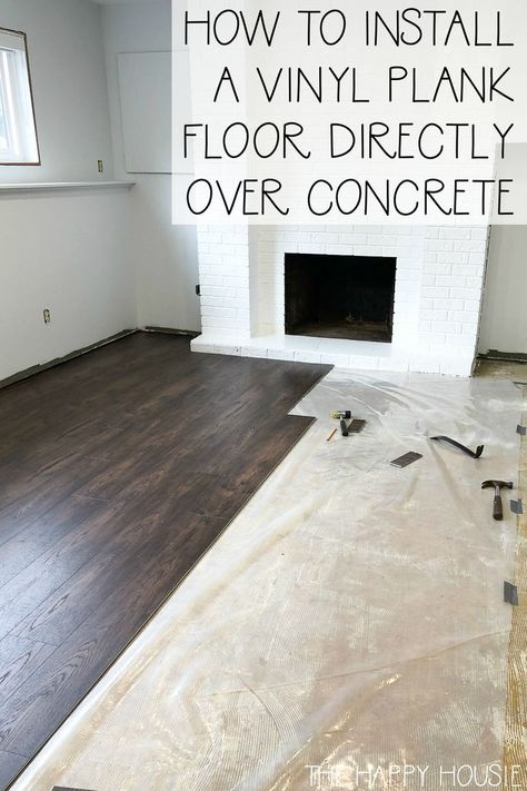 Installing Vinyl Plank Flooring, Basement Decoration, Dream Basement, Click Flooring, Basement Remodel Diy, Basement Inspiration, Basement Living Rooms, Basement Renovation, Diy Basement