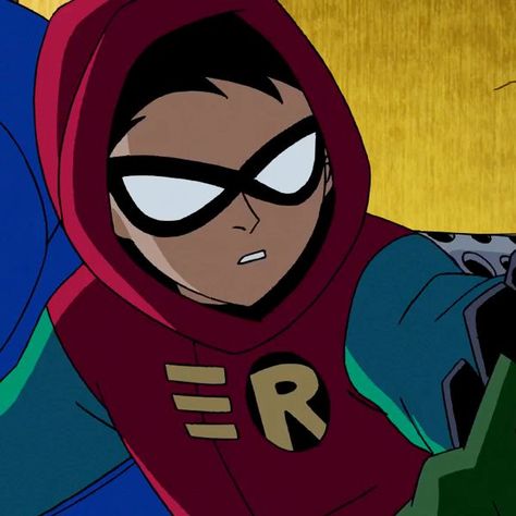 Robin Ttg Icons, Robin Pfp Teen Titans, Robin Cartoon, Robin Pfp, Robin Teen Titans, Old Teen Titans, Titans Robin, Robin Icons, Teen Titans Go Robin