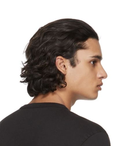 Men With Slicked Back Hair, Slick Back Curly Hair Men, Slicked Curly Hair, Long Hair Slicked Back Men, Wavy Slick Back Men, Long Slick Back Hair Men, Slicked Back Curly Hair, Curly Flow Men, Long Straight Hair Men