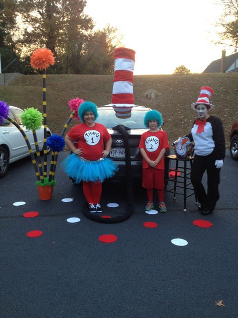 Cat in the Hat Trunk or Treat Trunk Or Treat Cat In The Hat, Dr Seuss Trunk Or Treat Ideas For Cars, Dr Suess Trunk Or Treat Ideas, Cat And The Hat Trunk Or Treat, Cat In The Hat Trunk Or Treat, Dr Suess Trunk Or Treat Ideas For Cars, Storybook Trunk Or Treat Ideas, Cat In The Hat Trunk Or Treat Ideas, Dr Seuss Trunk Or Treat