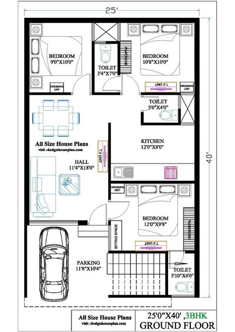 30 X 40 Duplex House Plans, 25x40 House Plans 2bhk, 25 X 40 House Plans, 25x40 House Plans, 25×50 House Plan, 800 Sq Ft House, 1000 Sq Ft House, 30x50 House Plans, 20x40 House Plans