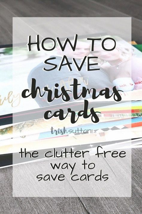 What about that pile of lovely Christmas greetings? I mean you can't just throw them away!! Or can you? How to Save Christmas Cards | No Clutter Way to Save Cards Birthday Catds, Saving Cards, Kwanzaa Principles, Kwanzaa Gifts, Old Birthday Cards, Discbound Planner, Christmas Organization, Diy Crafts For Adults, Christmas Card Crafts