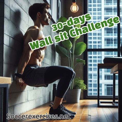 🚨 Join the 30-Day Wall Sit Challenge! 🚨 Strengthen your legs, core, and endurance in just a month. 💪🏋️‍♂️ Are you ready to take on the challenge? #WallSitChallenge #FitnessGoals #30DaysStrong #wallsit #article #blog #website #challenge #fitness #soccer #football #footballer #soccerplayer #futbol #footballdrills #soccerdrills #soccertraining #footballtraining #futebol #voetbal #exercises #soccerexercises #workout #sports #fussball #manchesterunited #training #trainingsessions Wall Sit Challenge, Building Endurance, Wall Sit, Challenge Fitness, Fitness Challenges, Football Drills, Wall Sits, Soccer Workouts, Soccer Drills