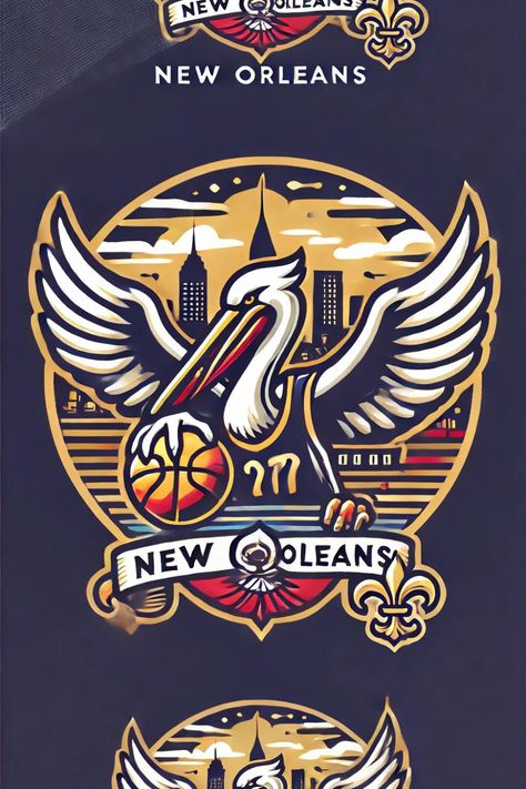 The colors of the New Orleans Pelicans are Pelicans navy, Pelicans red, and Pelicans gold. These colors are used in various applications, from merchandise to digital media. Based in New Orleans, Louisiana, the Pelicans have their biggest rivalry with the Oklahoma City Thunder. New Orleans Pelicans Logo, Pelicans Logo, Basketball Logo Design, Basketball Fashion, Basketball Logo, New Orleans Pelicans, Color Codes, Oklahoma City Thunder, New Orleans Louisiana