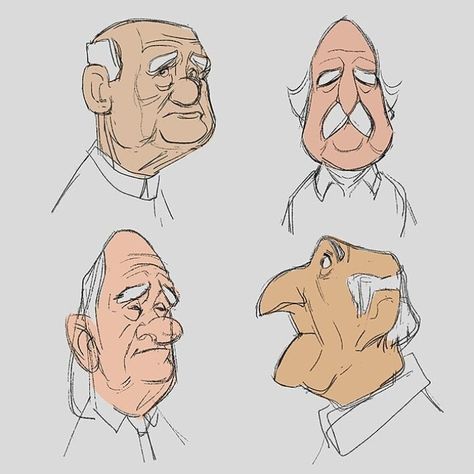 Old Man Character Design, Character Design Portrait, Man Character Design, King Crown Drawing, Pixar Character Design, Design Portrait, Illustration Art Kids, Man Illustration, Character Design Sketches