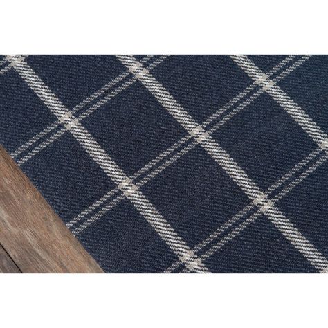 Oxford Vibes, Momeni Rugs, Plaid Rug, House Vibes, Rug Navy, Erin Gates, Area Rug Decor, Navy Rug, Navy Area Rug