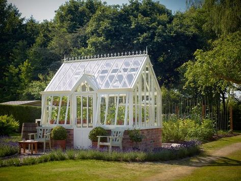 Thyme - Traditional Greenhouse - National Garden Scheme - NGS Camping Cafe, Glass House Garden, Raised Bed Greenhouse, Traditional Greenhouses, Museum Garden, Austin House, Victorian Greenhouse, Victorian Greenhouses, Dream Backyard Garden