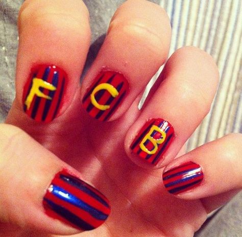 Barca Nails, Barcelona Nails, Barcelona Team, Barcelona Fc, Instagram Funny Videos, Aesthetic Photography Grunge, Instagram Funny, Nails Inspo, Fc Barcelona