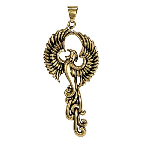 Bronze Rise of the Phoenix Pendant Firebird Jewelry Symbol of Eternity and Immortality: Amazon.ca: Jewelry Eagle Jewelry, Phoenix Necklace, Phoenix Pendant, Phoenix Design, Eagle Necklace, Bird Pendant, Bird Jewelry, Religious Jewelry, Firebird