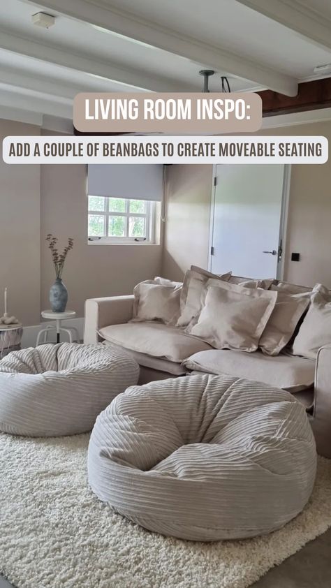 Bedroom Ideas Cosy, Bean Bag Aesthetic, Beanbag Bedroom, Beanbag Corner, Beanbag Living Room, Beanbag Bed, Sofa Beanbag, Cosy Bedroom Ideas, Living Room Bean Bag