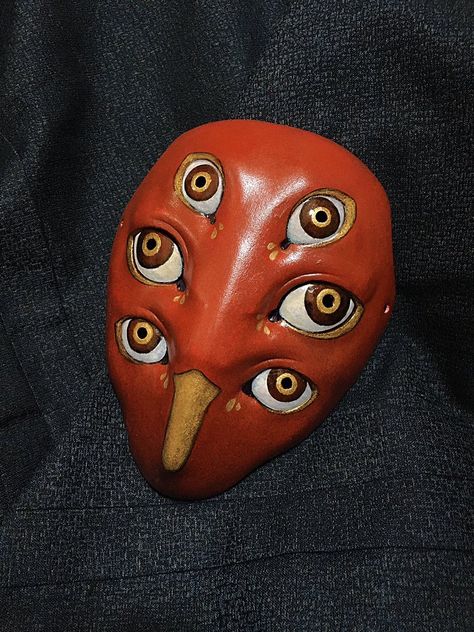 Weird Masks, Art Mask, Mask Inspiration, Clay Mask Art, Unique Masks, Cool Masks, Masks Art, Arte Sketchbook, Arte Inspo