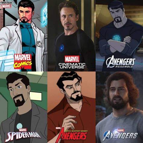 Tony Stark Avengers Assemble Cartoon, Avengers Assemble Cartoon, Marvel Vs Capcom Infinite, Iron Man Cartoon, Marvel Canvas, Marvel Young Avengers, Marvel Avengers Comics, Dr Marvel, Marvel Characters Art