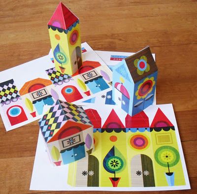 Nice House Paper Craft, Buffet Table Decor, Papercraft Printable, Birdhouse Designs, Paper Toy, Paper Art Craft, Camping Crafts, Paper Houses, Home House