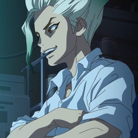 Dr. Stone || Dokutā Sutōn Senku Ishigami, Stone World, Pix Art, Seven Deadly Sins Anime, E Mc2, Dr Stone, Anime Baby, Anime Wall Art, Remember When